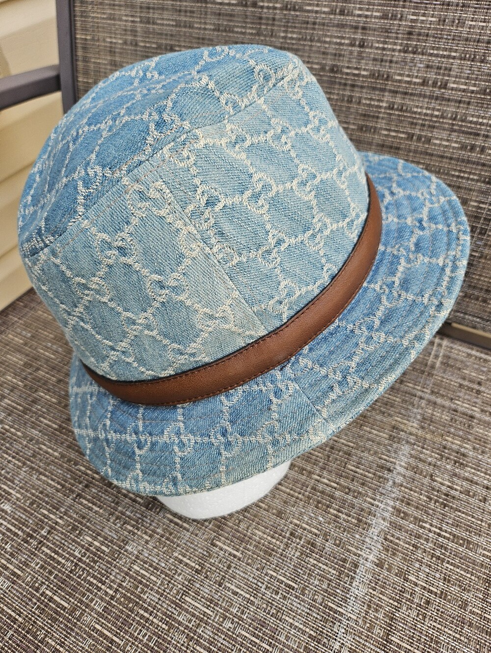 GUCCI Fedora demin hat - Picture 7 of 10